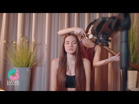 Head-Soothed ASMR Massage with Massage Gadgets