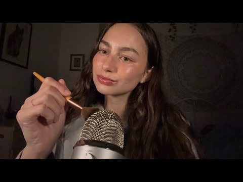 asmr classic mic brushing + yapping 