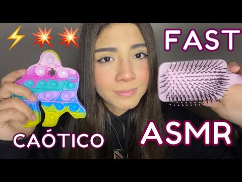 ASMR ESPAÑOL / ASMR RÁPIDO, AGRESIVO Y CAÓTICO PARA DORMIR EN MINUTOS