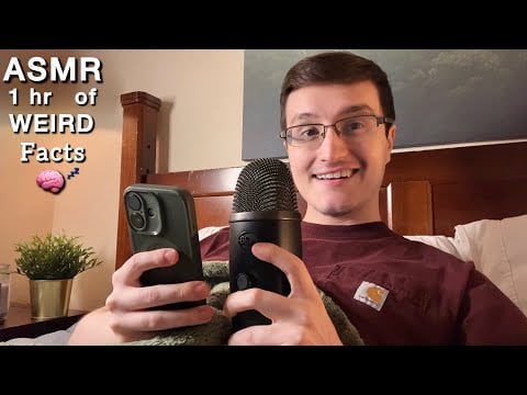 ASMR | 1 Hour of WEIRD and Fun Facts 🧠💤 (whisper ramble) Sports, History, Science, etc.
