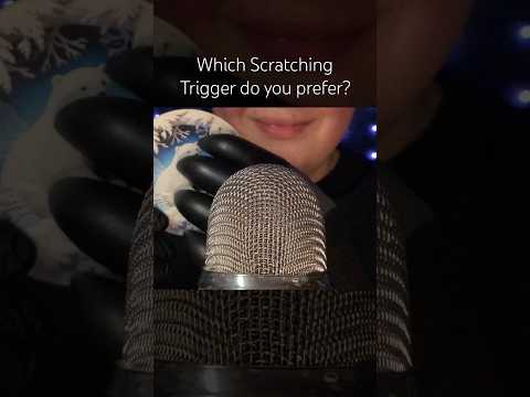Which Scratching Trigger do you prefer? 🤍 #asmr