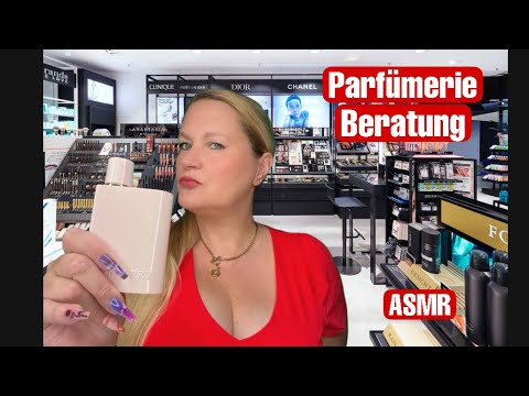 ASMR german relaxing Perfume Shop/Beratung Parfümerie |Personal Attention | whispering Tapping