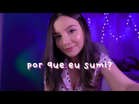 ASMR | conversinha sobre o que aconteceu (voz suave, sussurros, toques na tela)