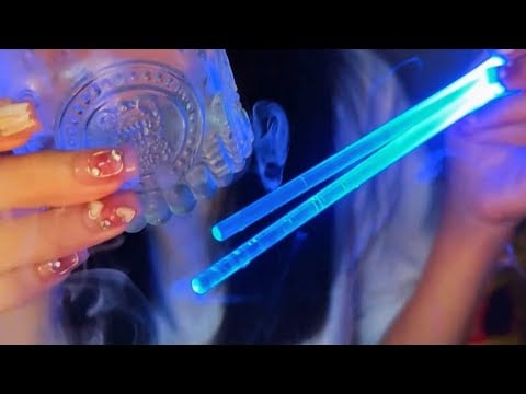 ASMR Randomly Plucking YOUR Negative Energy for Fast Sleep