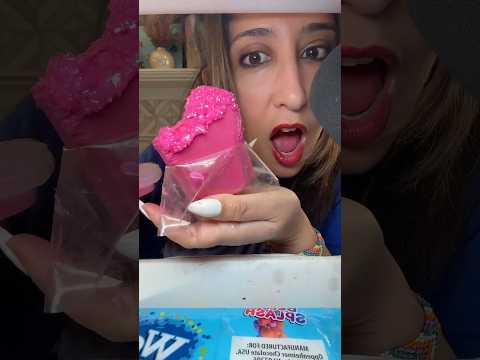 ASMR Eating Fondant and Crystal Frosting