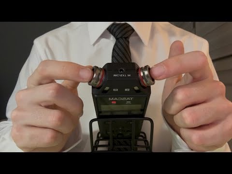 ASMR Mouth sounds, face touching and ear cleaning