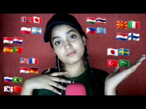 ASMR *Believe Me* in 30+ Different Languages with Tingly Mouth Sounds