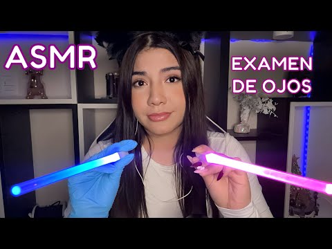 ASMR roleplay /  EXAMEN DE LA VISTA muy RELAJANTE / Chequeo de OJOS