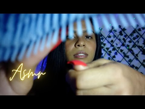 ASMR PENTEANDO SEU CABELO ATÉ VOCÊ DORMIR BRUSHING YOUR HAIR