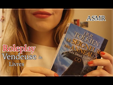 ASMR FRANÇAIS 🌸 ROLEPLAY VENDEUSE DE LIVRES 📚