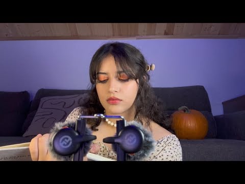ASMR journal to cool/ calm you down 🍂 