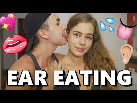 ASMR Ear Eating 👅👂💦Mouth Sounds 💋 ASMR Couple 💏