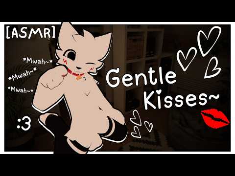 [Furry ASMR] Boy kisser gives YOU gentle kisses [Sleep-aid] [Soft-spoken] [Whispering]