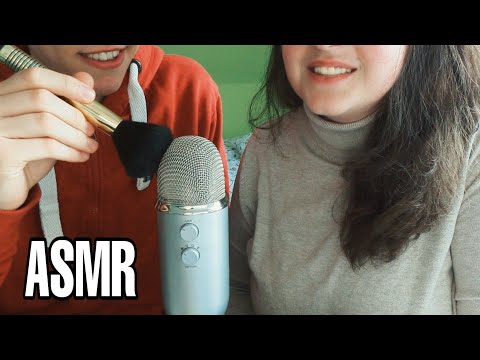 MEIN FREUND PROBIERT ASMR - TRYING ASMR FOR THE FIRST TIME - german/deutsch