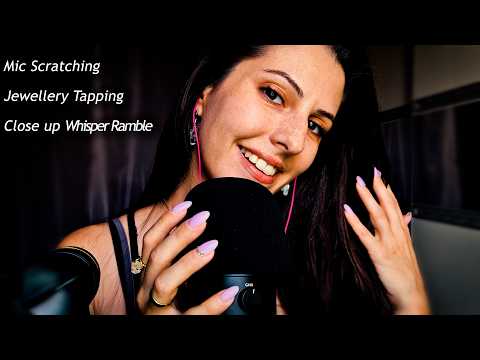 АСМР на Български ❤️Mic Scratching | Jewellery Tapping on Me | Close up Whisper Ramble Stories