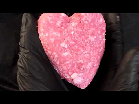 Latex Gloves💜 with sticky self-made slime clay💋  [[ASMR]]