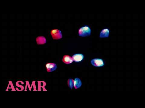 ASMR Hypnotic LED Gloves 🔆 Relaxing Mouth Sounds & Layered Sounds (No Talking)
