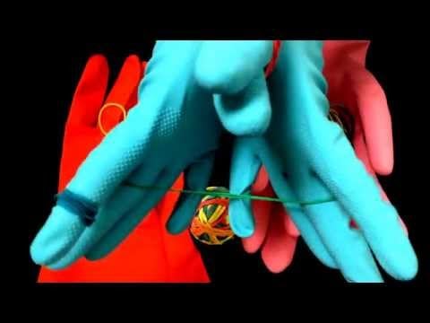 Rubber Gloves playing with Rubber Bands [[ASMR]]