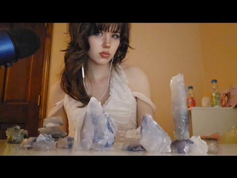 asmr eating my crystal collection (def not kohakutou crystal candy)