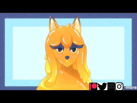 ASMR Slime Fox - Rare Slime Hand Sounds #furries #fox #asmr #slime