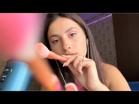 Asmr 💤 doing your makeup 💄 in 1 minute 😴fast makeup application in 1 minute