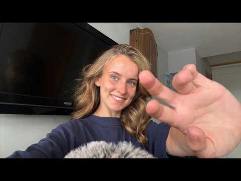 ASMR For Stress & Anxiety🤍(Focus On Me, Affirmations & Plucking)