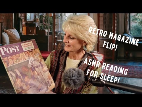 RETRO MAGAZINE FLIP - 1948 SATURDAY EVENING POST! #asmr  #softspoken