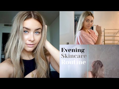 ASMR My Evening Skincare/Self Care Routine ♡