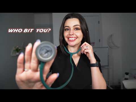 ASMR Vampire Doctor Treats Your Bite 🩸 Medical Roleplay