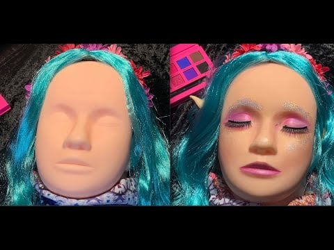 ASMR Applying Fairy Makeup Whispered Look #1