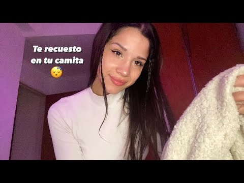 ASMR te RECUESTO EN TU CAMITA y te consiento❣️