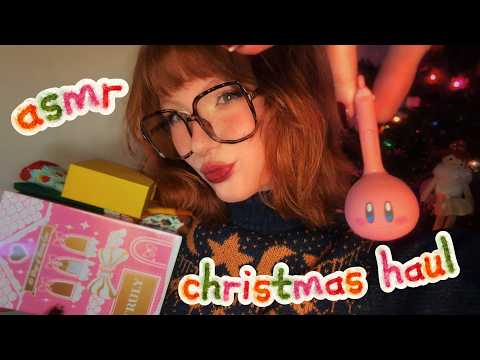 asmr🎄🎁  what I got for christmas 2025! (weird girl edition) - gift haul show and tell , soft spoken