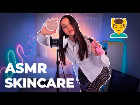 ASMR Te hago una LIMPIEZA FACIAL EXTREMA + Extracción de Granitos 🫧
