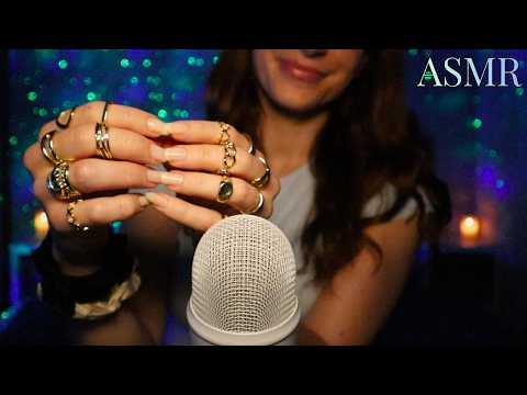 ASMR | Nail Tapping & Finger Fluttering with Rings