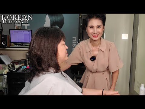 미용실ASMR #디지털 세팅펌 하단 두바퀴 강하게~Hair salon ASMR #Digital setting perm Two strong turns at the bottom