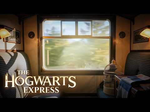 🚂 Hogwarts Express | 4K Realistic Train Ambience  ·✶· Harry Potter inspired Animated Background