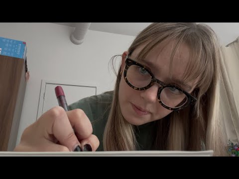 ASMR drawing you (uncut asmr) personal attention