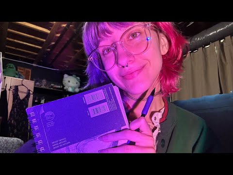 ASMR Girl draw you cause u look interesting (asmr in french) (lofi drawing)