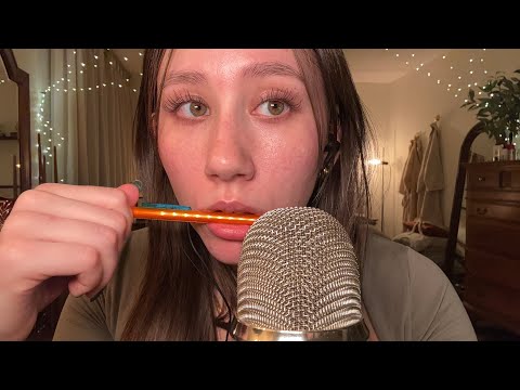 ASMR | Noms and Nibbling (Pen, Pencil, Markers)