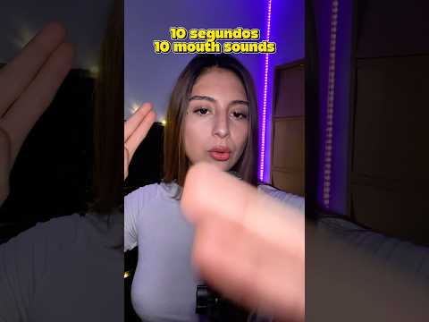 ¿Contaste los 10 mouth sounds? #asmr #asmrvideos #asmrshorts #spitpainting #mouthsounds