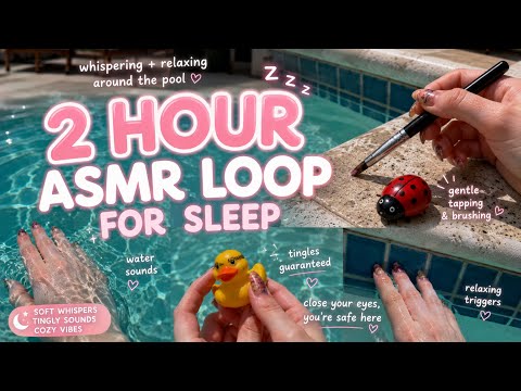 2 HR ASMR | Pool Sounds that will Put You to Sleep