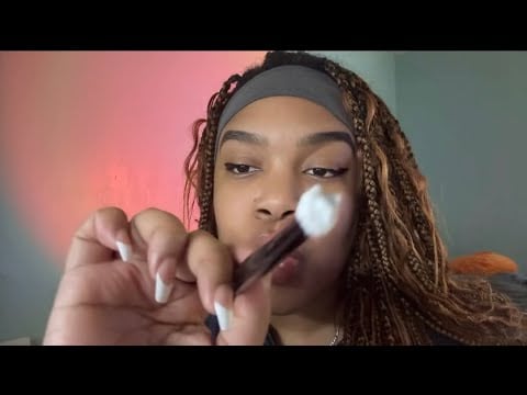 ASMR | Moisturizing Your Face 🖤| brieasmr 