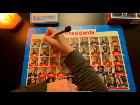 ASMR Tracing & Facts | Exploring U.S. Presidents with Soothing Marker Sounds