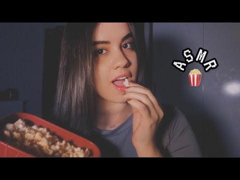 ASMR BATE PAPO COM PIPOCA 🍿 