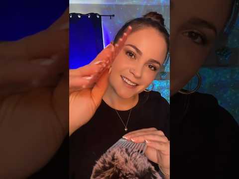 Positive Affirmations w/ Hair Combing #asmr #relax #triggersforsleep #satisfying #asmrsounds