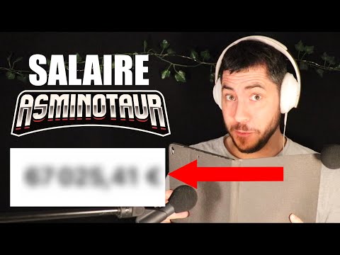 ASMR LE SALAIRE d'ASMinotauR (tout ce que j'ai gagné depuis le début)
