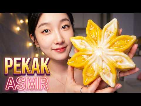 🎧💤 KC Sleep Aid ASMR | Creamy Fruit Milk Skins 🍓✨ So Delicious, So Sleepy 🌙💤