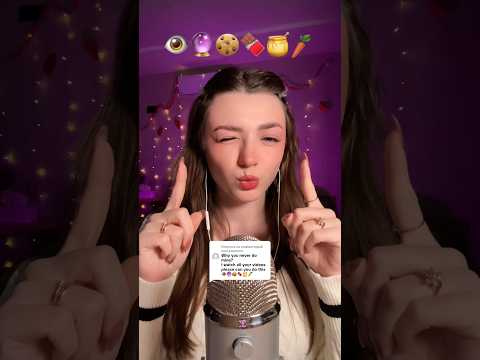 Emoji challenge #asmr #asmrsounds #asmrrelax #asmrsleep #relax #tingles #asmrvideo #relaxingvideos