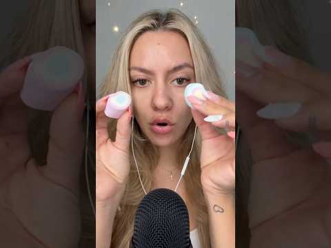 Which marshmallow sounds better? Cold 🧊 or normal ☁️? #asmr