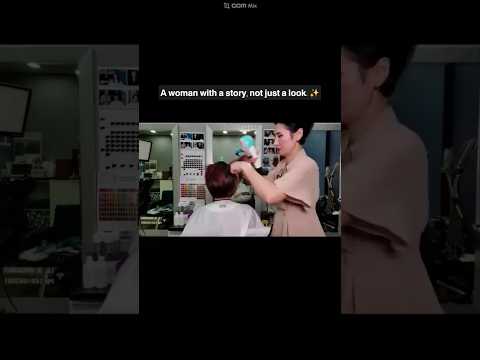 Hair salon's ASMR visual and hearing activation #Dye hair Magic Straight know-how to express